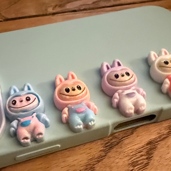 Labubu Character 16 Pro Phone Case - Mint Green - Picture 2 of 4